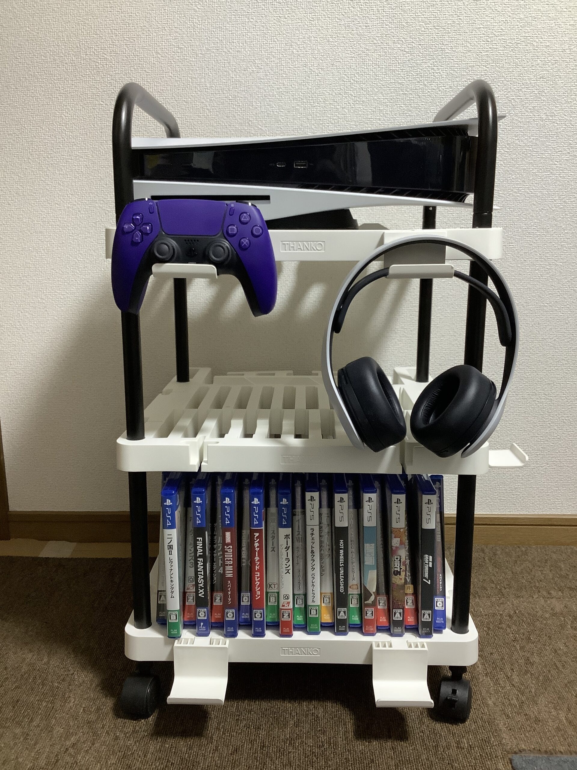 【レビュー】PS5におすすめラックを紹介 | メガさんHobbyライフ